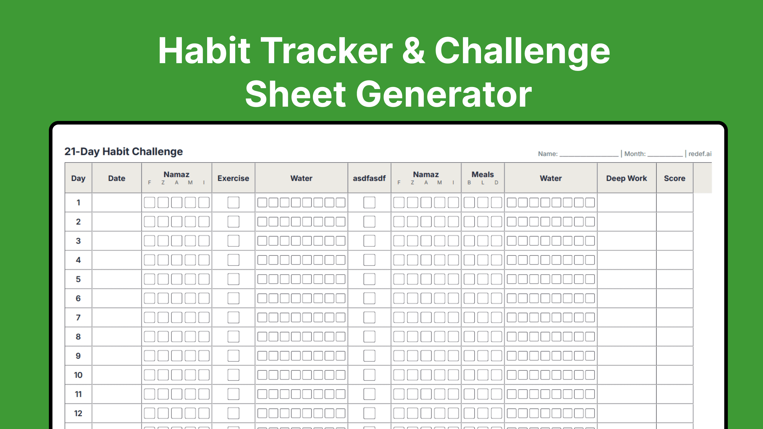 Habit Tracker screenshot